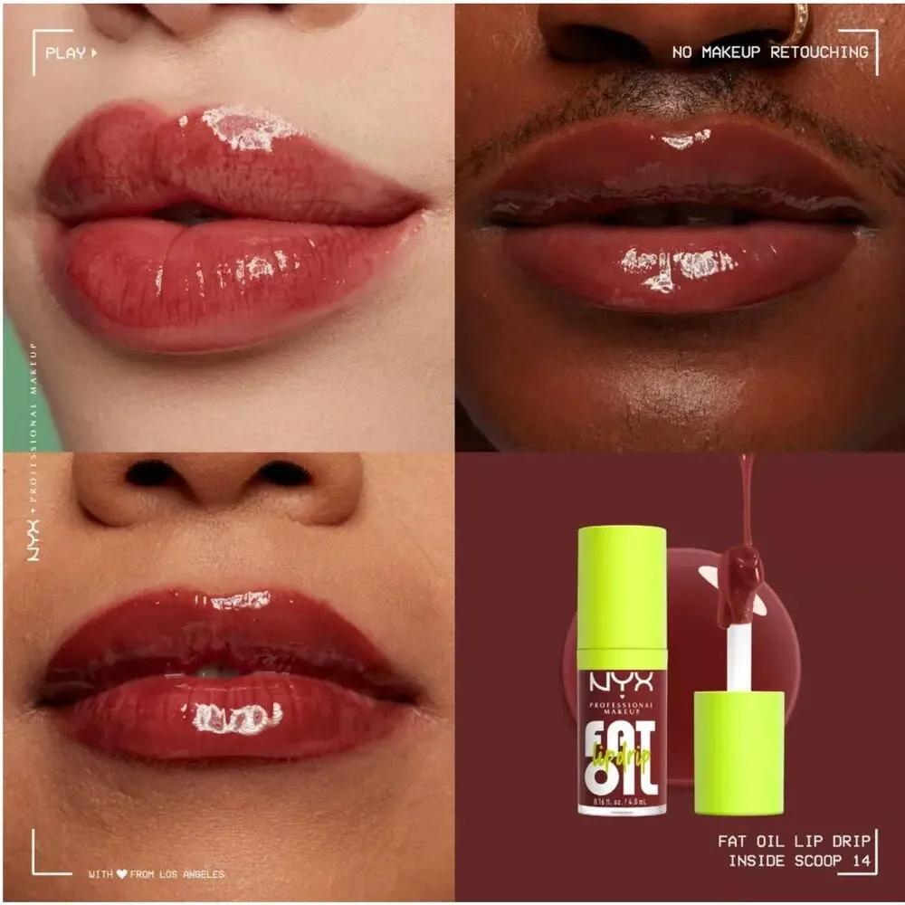 NYX Fat Oil Lip Drip Inside Scoop Fold14 NEW